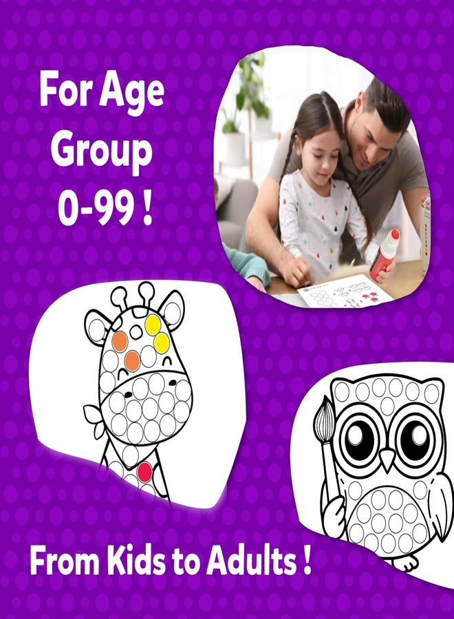 Artiggle Washable Dot Markers for Toddlers, Kids - 12 Colors, 60 mL Each, Safe & Non-Toxic, 20mm Dabbers, Includes Activity Book - Image 5